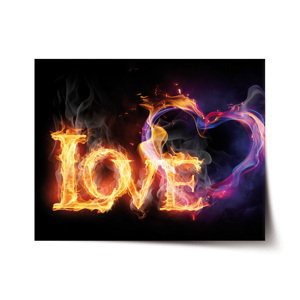 Plakát Love - 60x40 cm