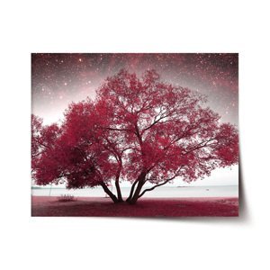 Plakát Červený strom - 60x40 cm
