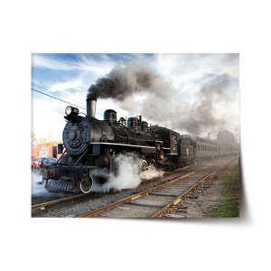 Plakát Parní lokomotiva - 90x60 cm