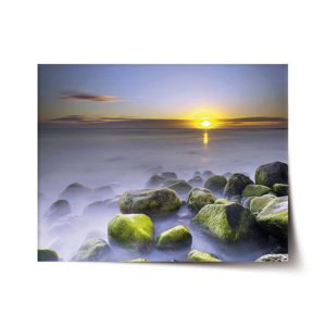 Plakát Kameny v jezeře - 120x80 cm