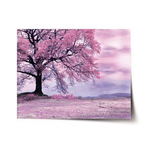 Plakát Růžový strom - 60x40 cm