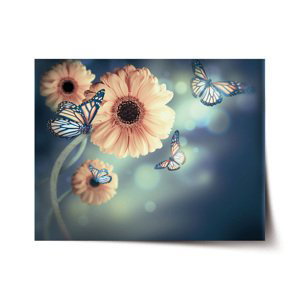Plakát Květinová abstrakce - 60x40 cm