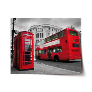 Plakát Londýn 2 - 90x60 cm