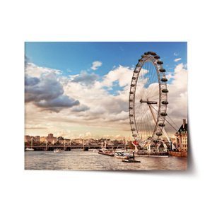 Plakát London eye - 120x80 cm