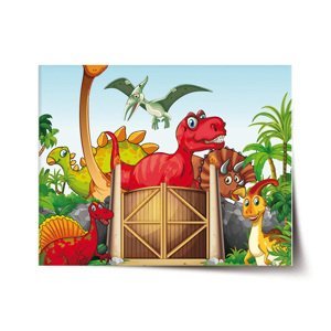 Plakát Dinosauři 4 - 90x60 cm