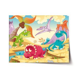Plakát Dinosauři 5 - 60x40 cm