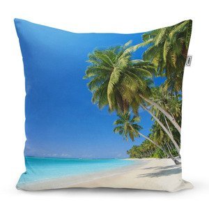 Polštář Palmová pláž - 50x50 cm