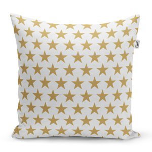 Polštář Zlaté hvězdy - 50x50 cm
