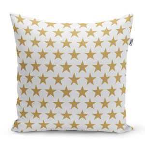 Polštář Zlaté hvězdy - 60x60 cm