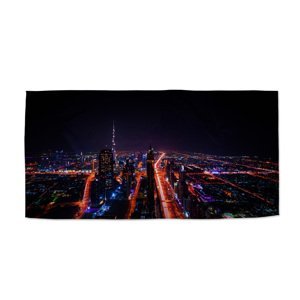 Ručník Rozsvícené město - 50x100 cm