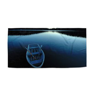 Ručník Loďka na jezeře - 70x140 cm