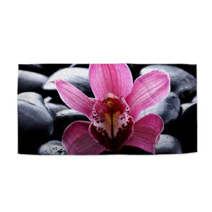 Ručník Růžová orchidea - 70x140 cm