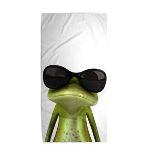 Ručník Žába v brýlích - 50x100 cm