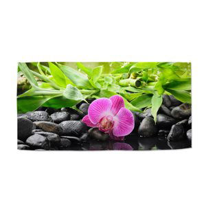 Ručník Růžová orchidej - 70x140 cm
