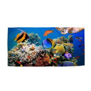 Ručník Korálový útes - 50x100 cm