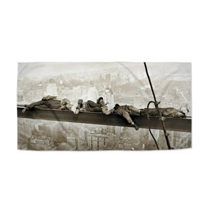 Ručník Ležící zedníci na traverze - 70x140 cm