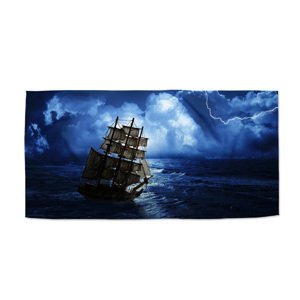 Ručník Loď v bouřce - 70x140 cm