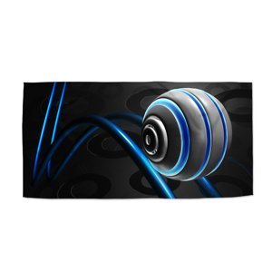 Ručník Modrá koule - 50x100 cm