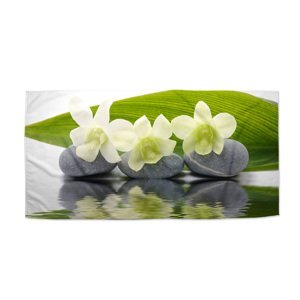 Ručník Bílá orchidej - 70x140 cm