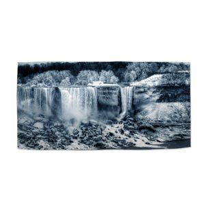 Ručník Černobílý vodopád - 70x140 cm