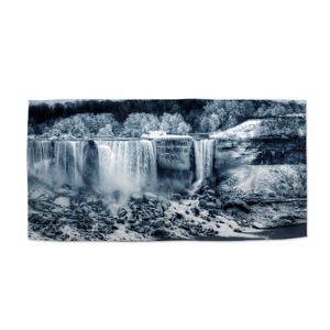 Ručník Černobílý vodopád - 50x100 cm