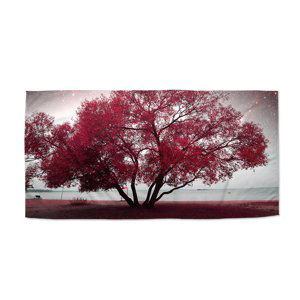 Ručník Červený strom - 70x140 cm