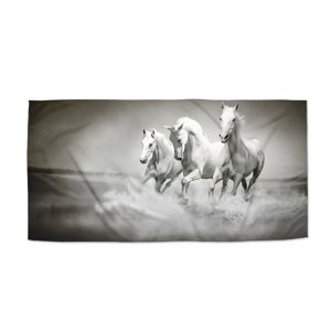 Ručník Bílí koně - 70x140 cm