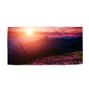 Ručník Rozkvetlá příroda - 50x100 cm