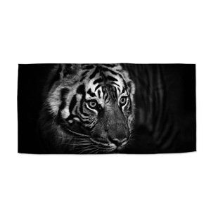 Ručník Černobílý tygr - 50x100 cm