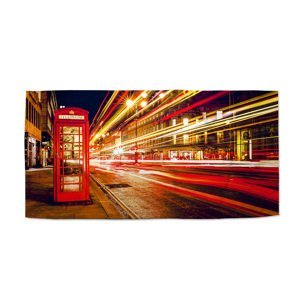 Ručník Noční Londýn - 50x100 cm