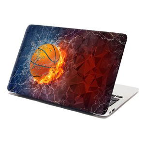 Samolepka na notebook Basketbalový míč - 38x26 cm