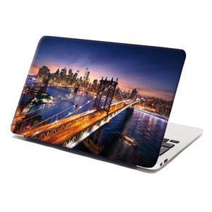 Samolepka na notebook Most v New Yorku - 29x20 cm