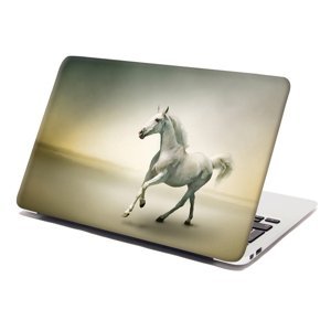 Samolepka na notebook Bílý kůň 2 - 38x26 cm