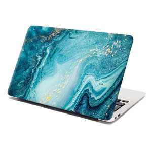 Samolepka na notebook Modrý pigment - 38x26 cm