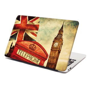 Samolepka na notebook Londýn 4 - 38x26 cm