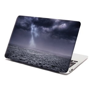 Samolepka na notebook Bouře nad mořem - 38x26 cm