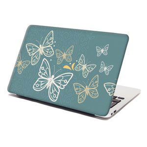 Samolepka na notebook Motýli - 38x26 cm
