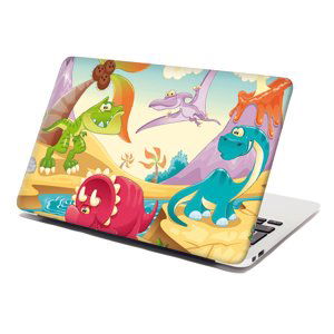Samolepka na notebook Dinosauři 5 - 38x26 cm