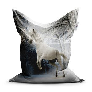 Sedací vak Classic Bílý kůň - 150x100 cm
