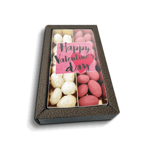 Mandle v čokoládě Happy Valentine’s day - 2x 80g