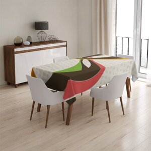 Ubrus Retro abstrakce - 130x130 cm