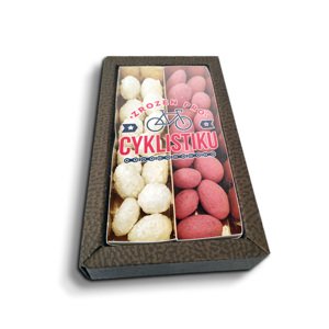 Mandle v čokoládě Zrozen pro cyklistiku - 2x 80g