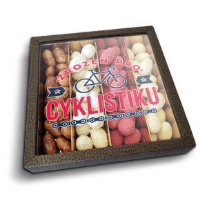 Mandle v čokoládě Zrozen pro cyklistiku - 4x 80g