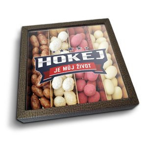 Mandle v čokoládě Hokej je můj život - 4x 80g