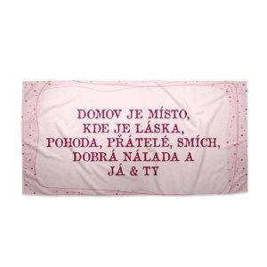 Ručník Domov 3 - 70x140 cm