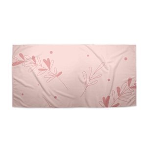 Ručník Růžové lístky - 50x100 cm