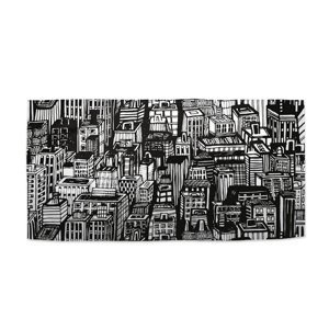 Ručník Kreslené mrakodrapy - 50x100 cm