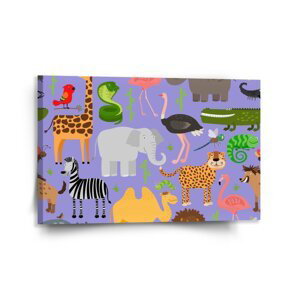 Obraz Animované safari - 120x80 cm
