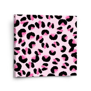 Obraz Růžový gepard - 110x110 cm