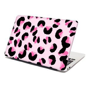 Samolepka na notebook Růžový gepard - 29x20 cm